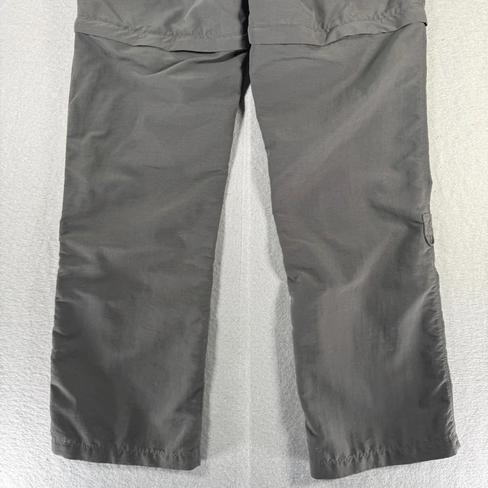 The North Face Paramount Convertible Cargo Pants Womens 10 Regular Gray‎ Nylon